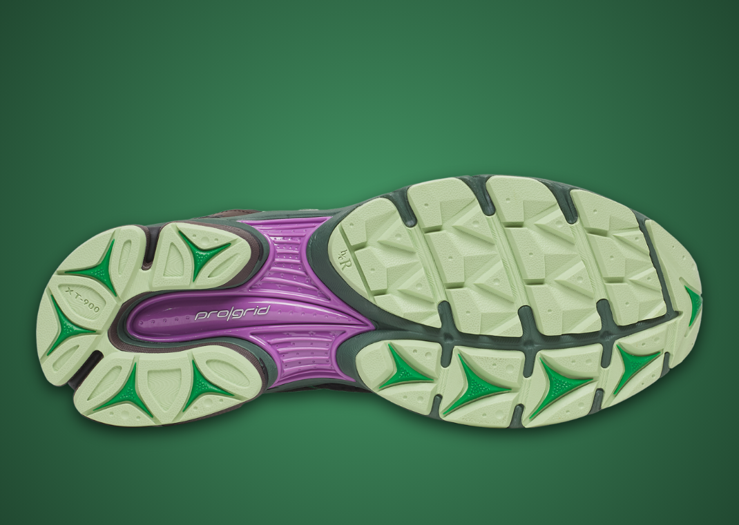 Jae Tips x Saucony ProGrid Triumph 4 Flowers Grow Uptown Perilla Outsole