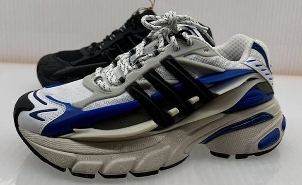 The Pharrell Williams x adidas Adistar Jellyfish White Royal Blue Revealed at Paris Fashion Week