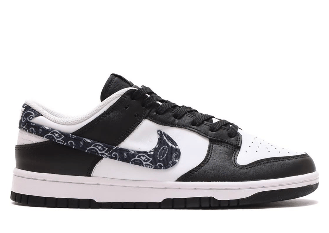 Another Paisley Printed Nike Dunk Low In Black Is On The Way 