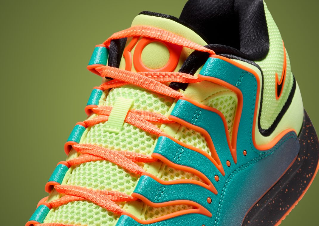 Nike KD 18 Clear Jade Liquid Lime Detail