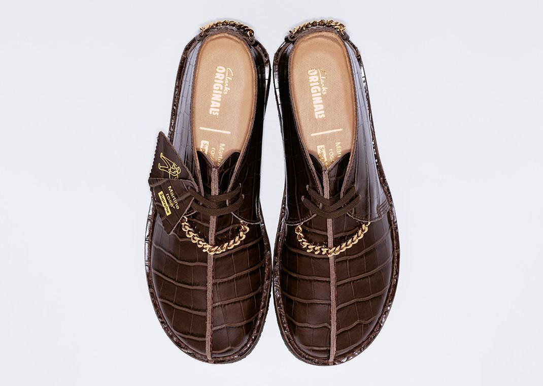 Martine Rose x Supreme x Clarks Originals Desert Trek Brown Top