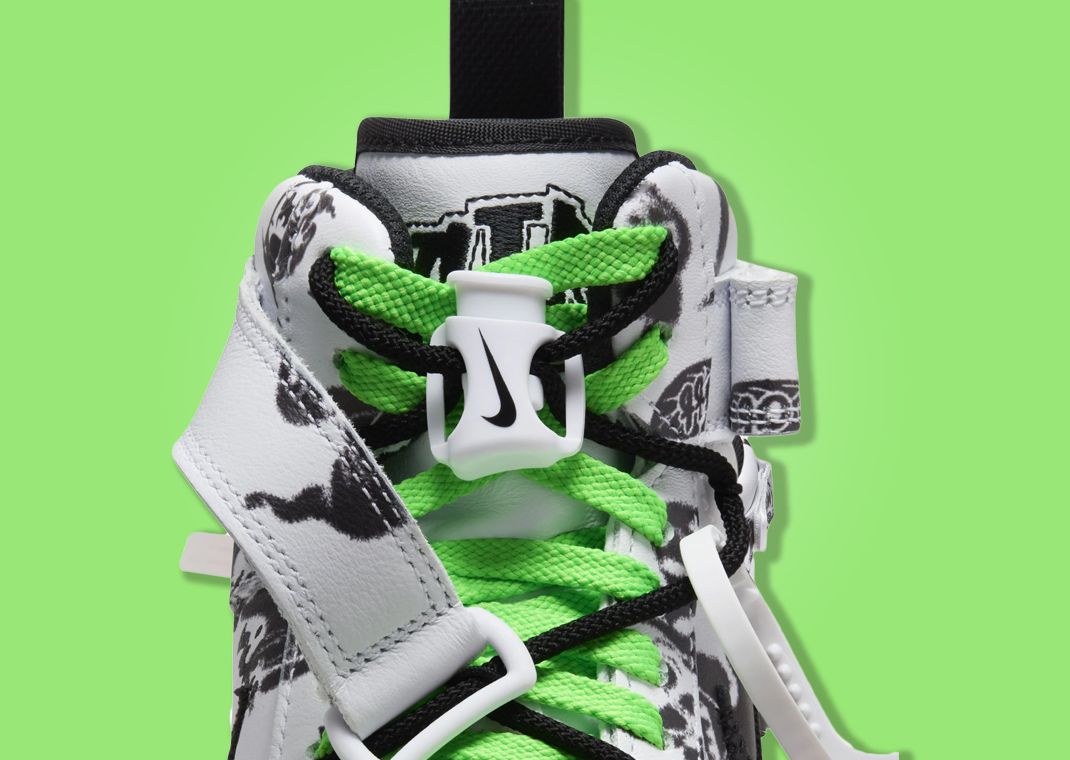 Off-White x Nike Air Force 1 Mid Grim Reaper Tongue