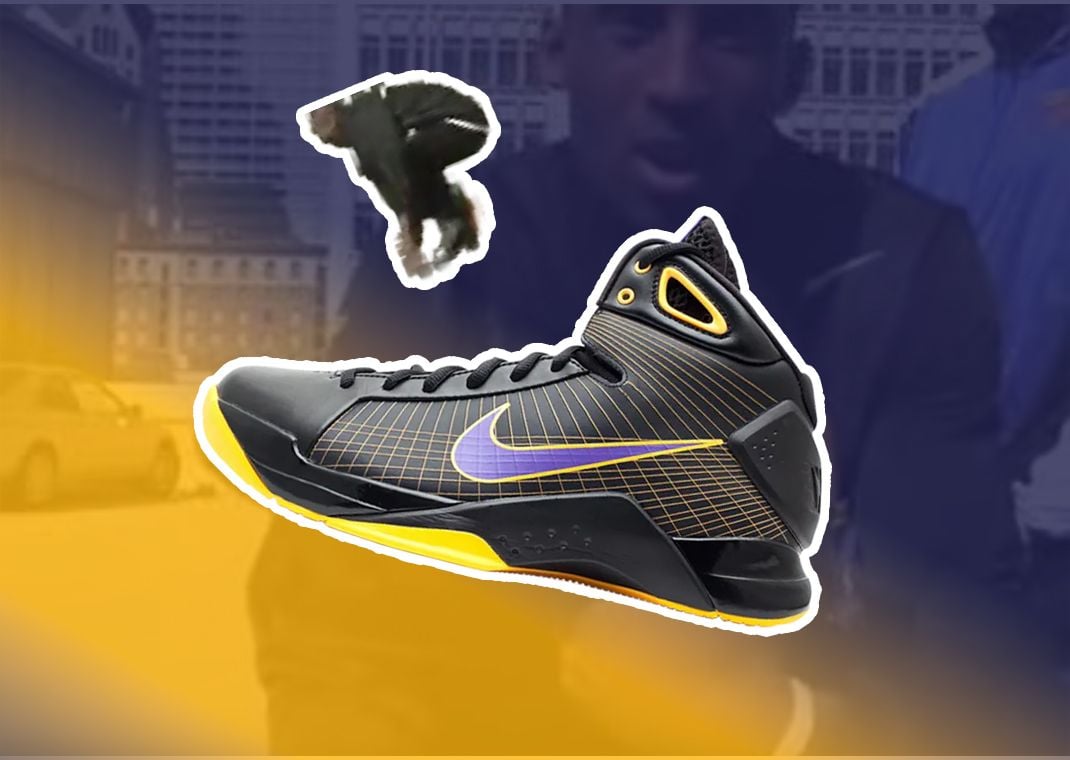 Kobe Bryant jumping over the Nike Hyperdunk (it was 2008, internet video quality was bad)