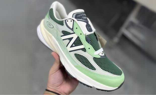 New Balance 990v6 Made in USA Avocado Natural Mint