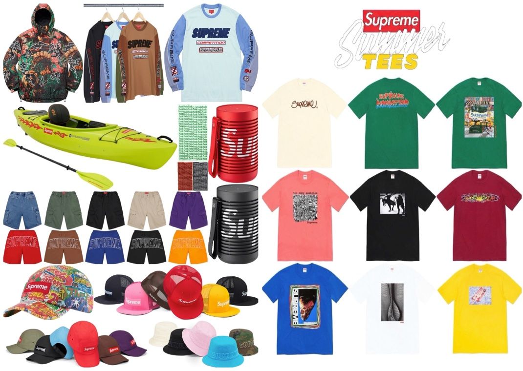 (Supreme Week 19 - Summer Tees, Kayak, and much more!)