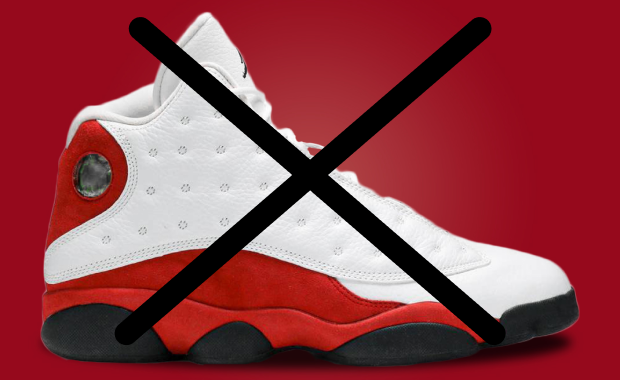 Jordan retro 13 red white and black best sale