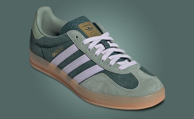 The adidas Gazelle Indoor Mineral Green Silver Dawn Releases October 2024