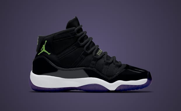 The Kids’ Exclusive Air Jordan 11 Retro Black Dark Raisin Releases Holiday 2025