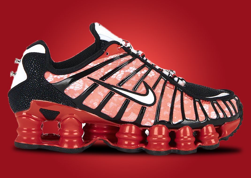 Riccardo Tisci x Nike Shox TL SP Habanero Red (W) Lateral