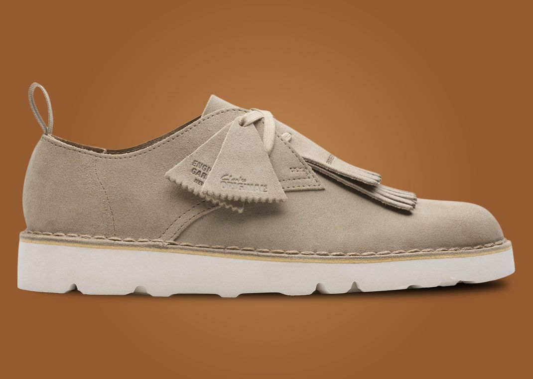 Engineered Garments x Clarks Originals Desert Khan Sand Lateral