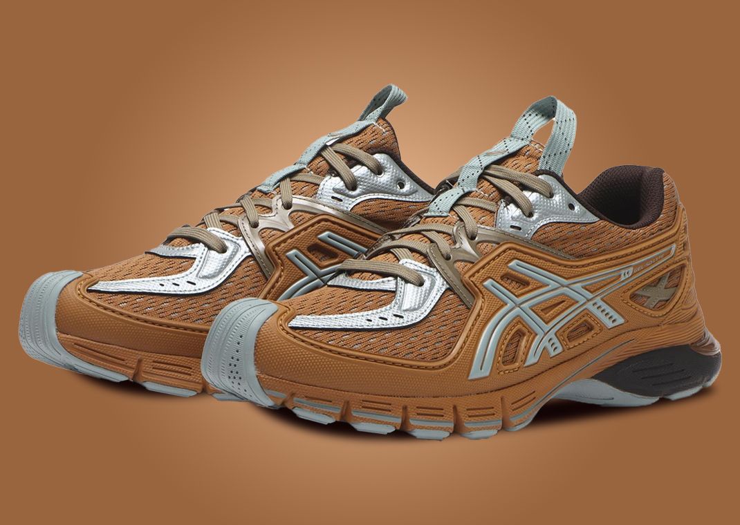 Kiko Kostadinov x Asics UB12-S Gel SD Lyte Rust Orange - Angle