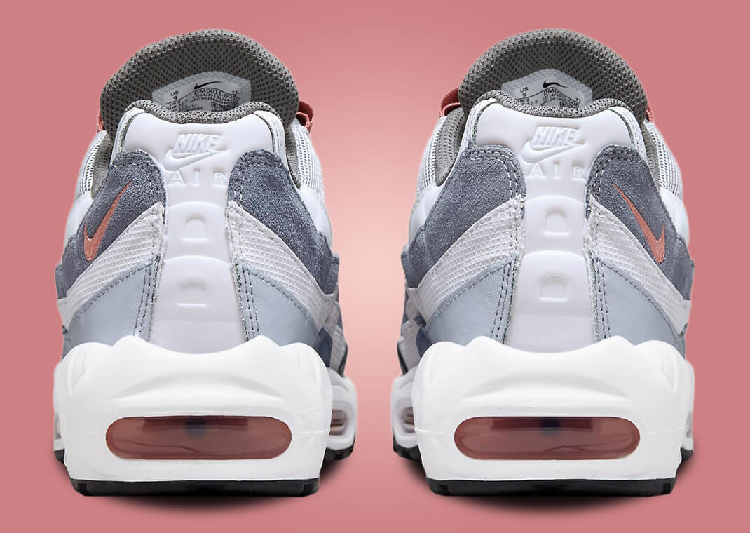 Official Look At The Nike Air Max 95 Vast Grey Red Stardust