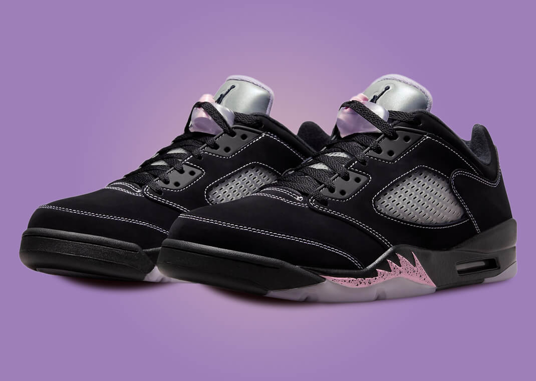 Jordan 5s black and purple online