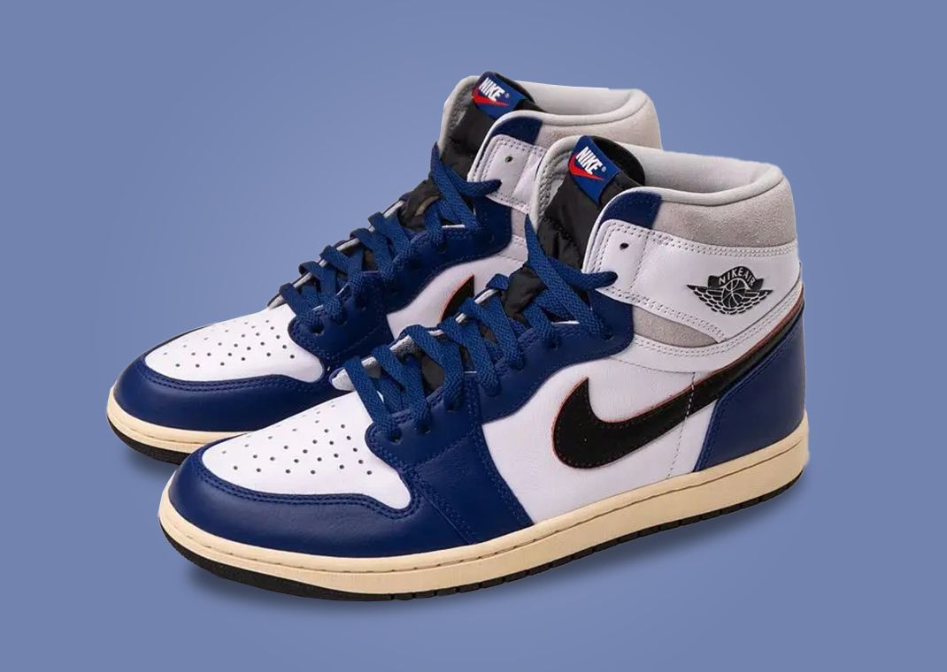 Air Jordan 1 Retro High OG Rare Air White Deep Royal Blue