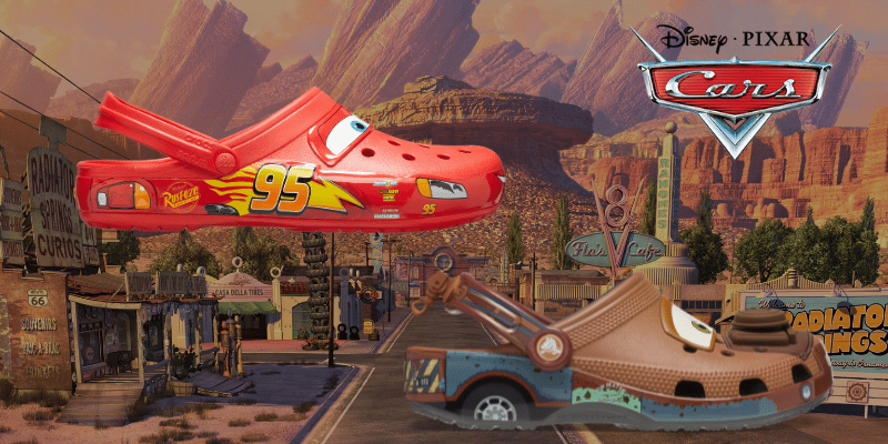 Crocs is Restocking the Lightning McQueen and Mater Crocs on May 21