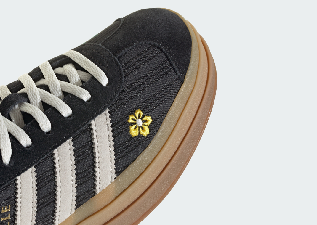 Liberty London x adidas Gazelle Bold Black - Toe Detail