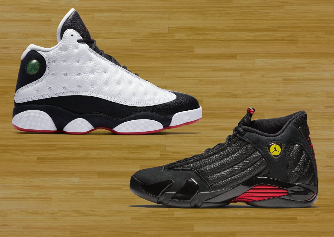 Air Jordan 13 vs. Air Jordan 14