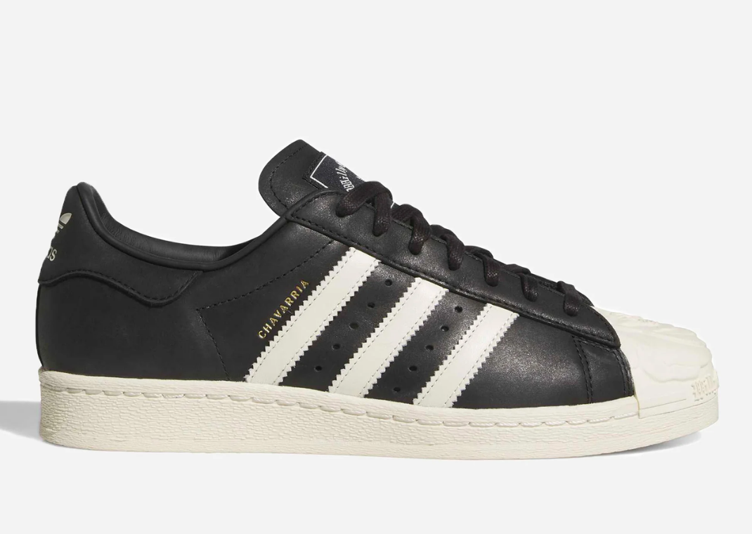 Willy Chavarria x adidas Superstar Black White Gold - Lateral