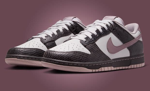 Nike Dunk Low Snakeskin Medium Ash Platinum Violet