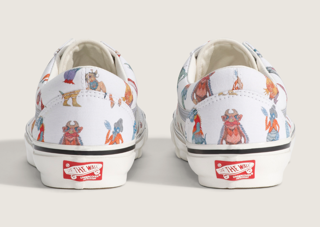 Undercover x Vans Old Skool Monster White - Back