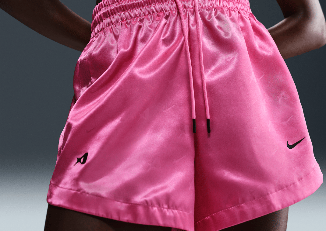 A'ja Wilson Women's Basketball Shorts Pink