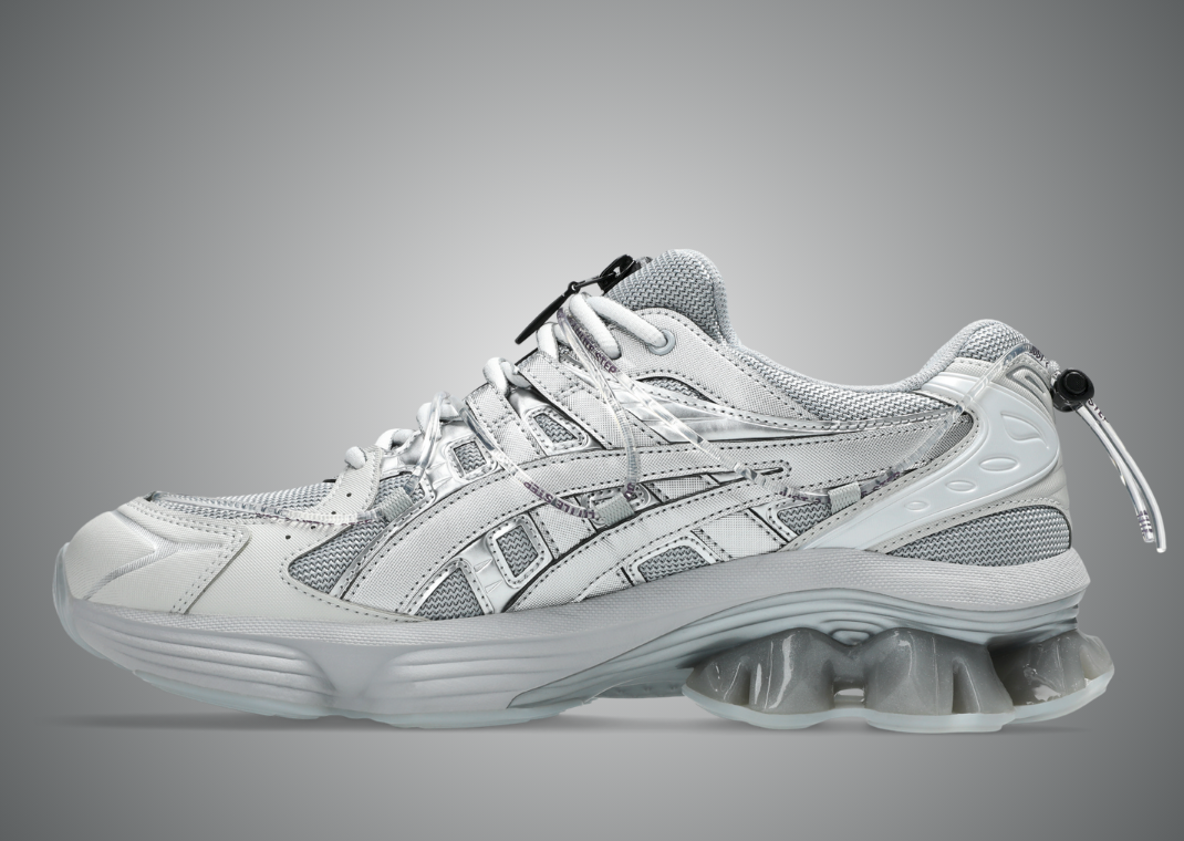 YOASOBI x Asics Gel-Kinetic Fluent Silver - Medial