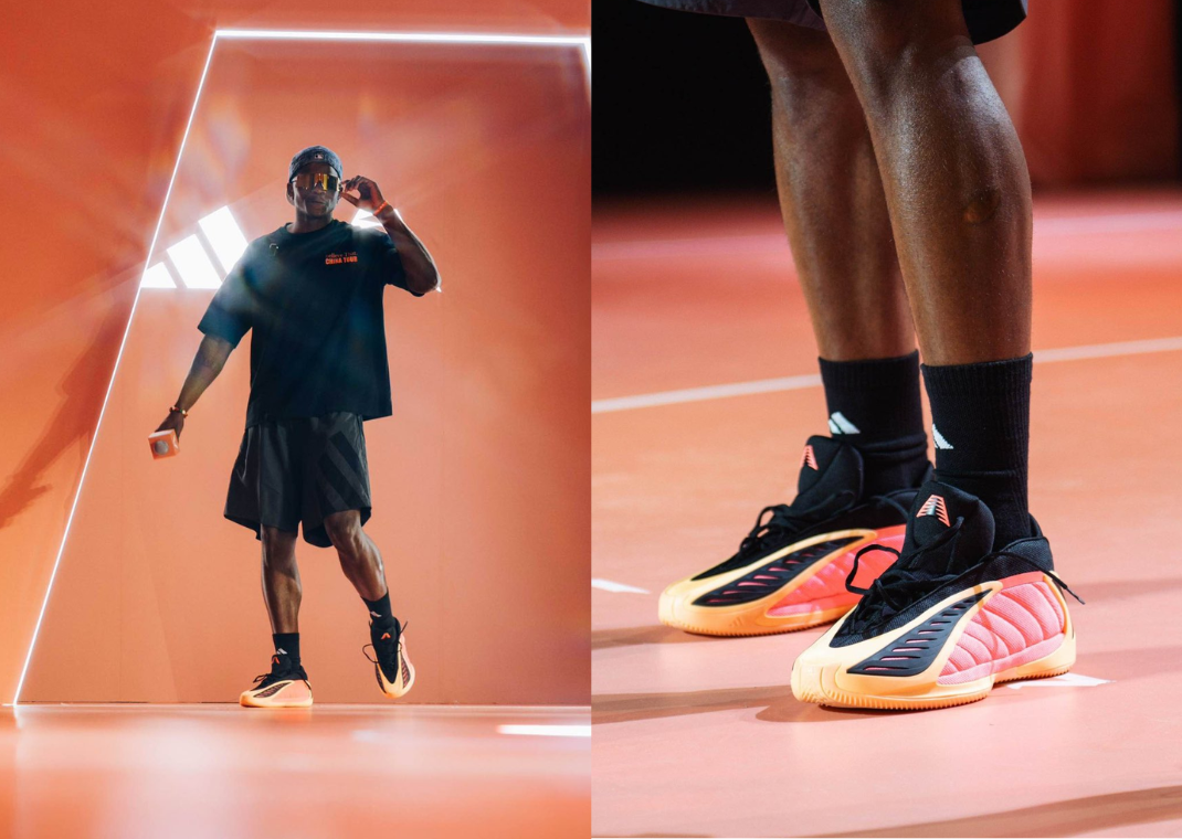 Anthony Edwards wearing the adidas AE 2