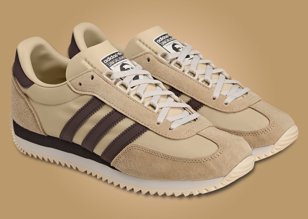Liam Gallagher x adidas Achille SZPL Stone Khaki Angle