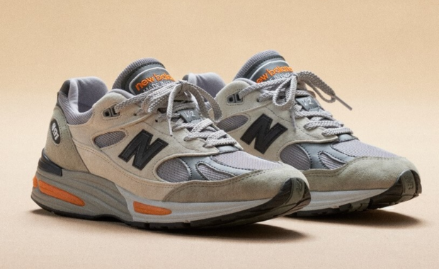 New Balance 991v2 Made in UK Grey Orange