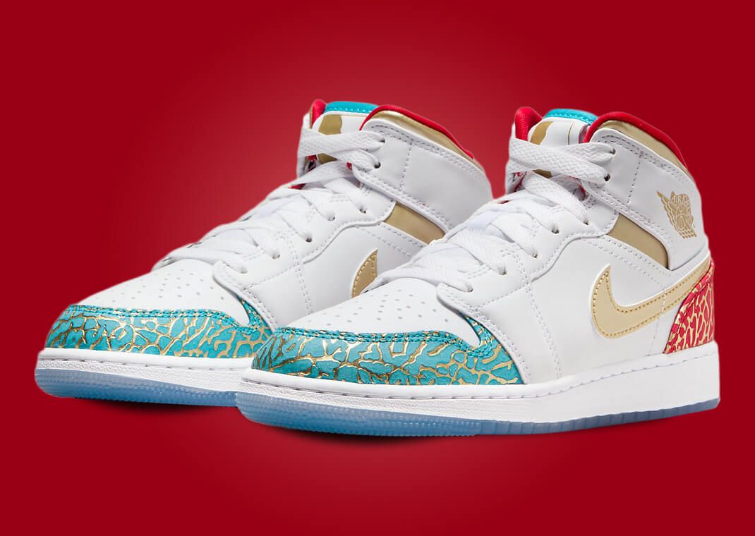 Air Jordan 1 Mid SS Two Headed Monster (GS)