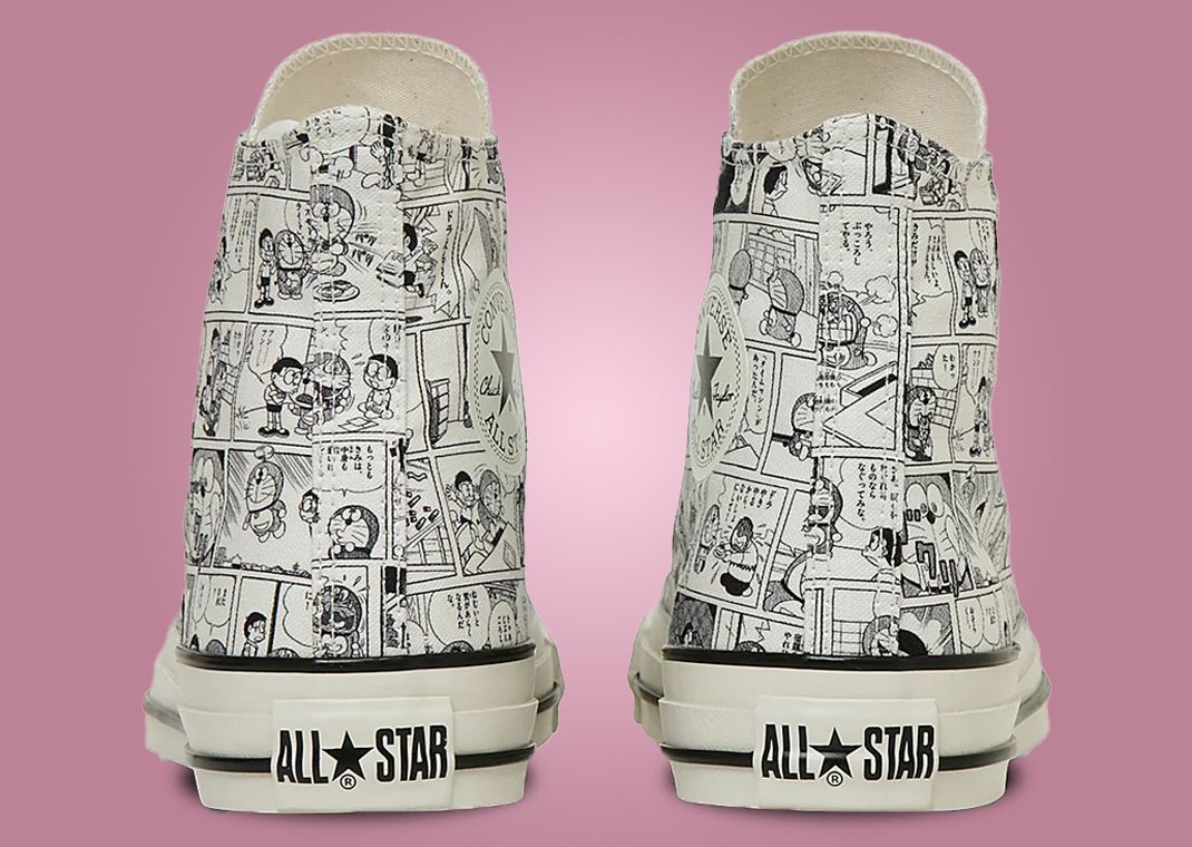 Doraemon x Converse All-Star Aged CP Hi Off-White Heel