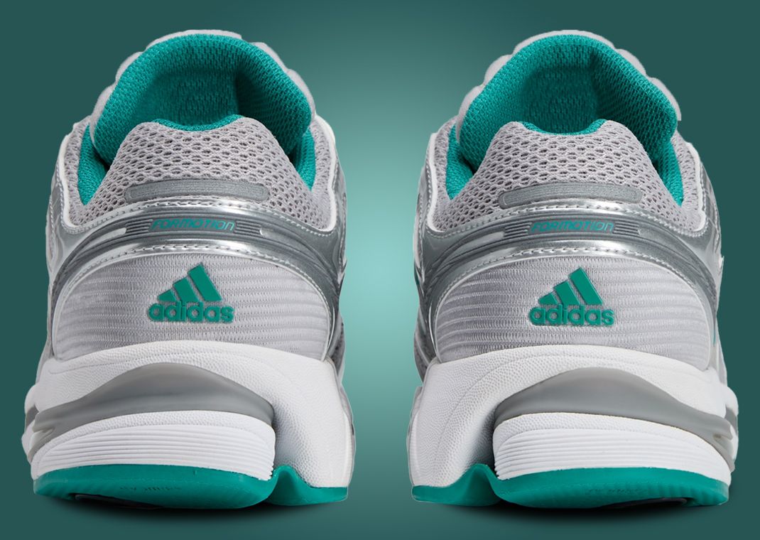 Sporty & Rich x adidas Adistar Control 5 Metallic Silver Green - Back
