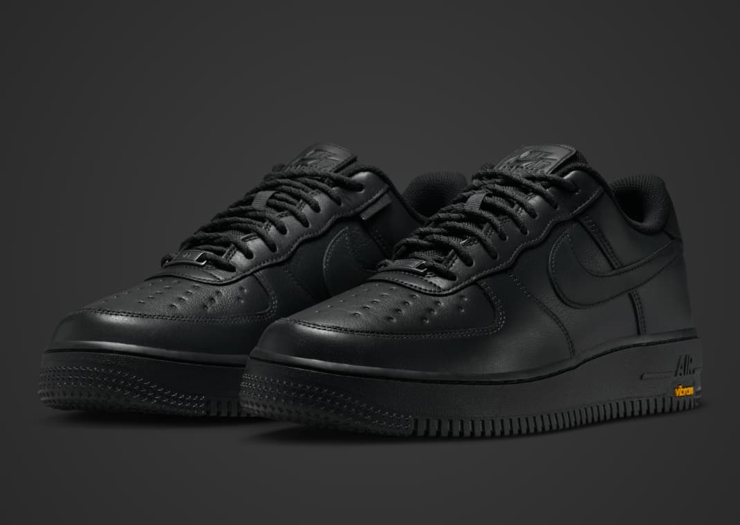 Nike's Vibram and Gore-Tex Air Force 1 Low Gets a Black Makeover