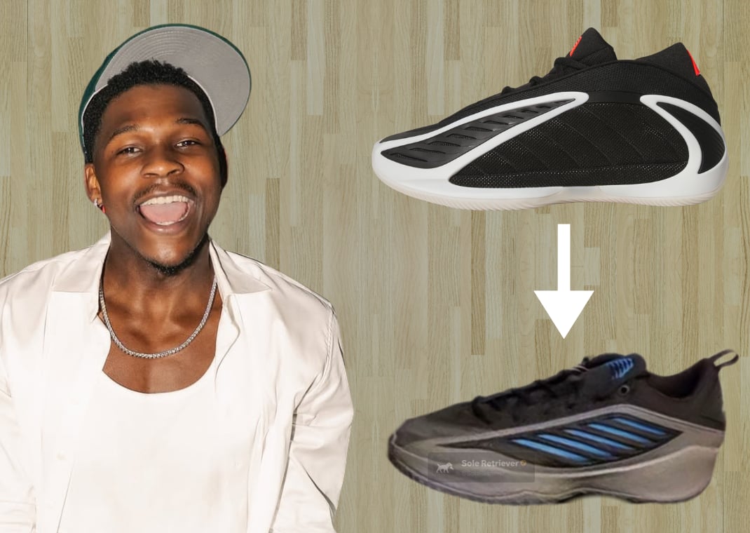 Anthony Edwards' Sneakers: AE 2 (top) and Believe That 1 (bottom)