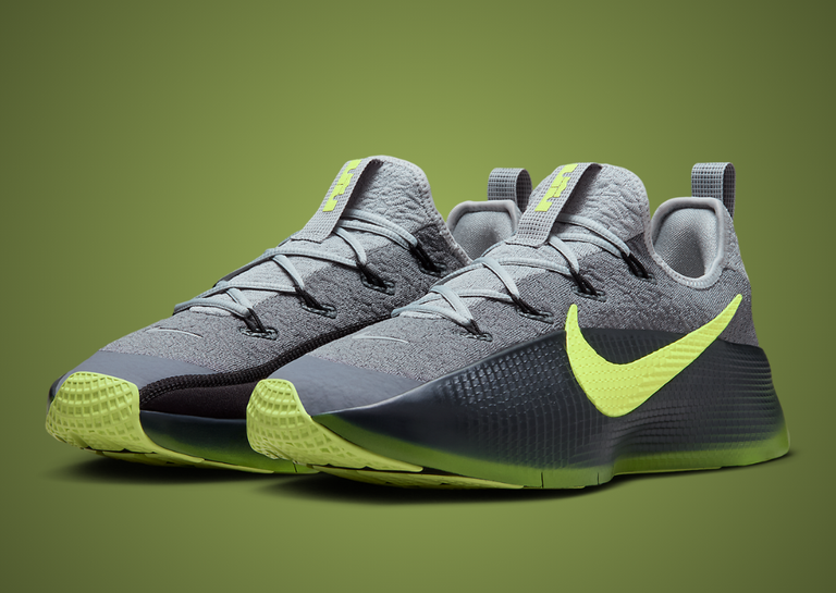 Nike LeBron TR 1 Smoke Grey Volt Angle