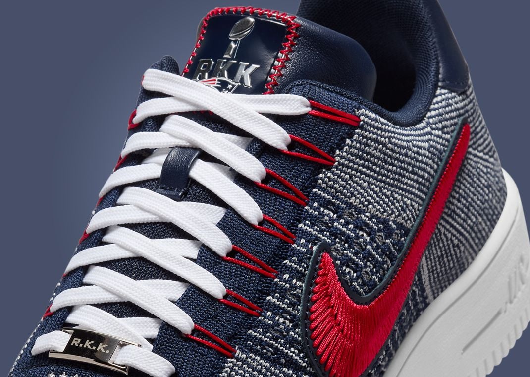 The Nike Air Force 1 Ultra Flyknit Low New England Patriots 30th Anniversary is Available Now