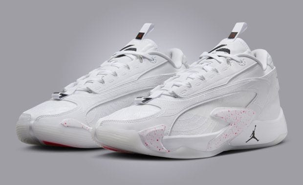 The Jordan Luka 2 White Black Has Hyper Pink Accents