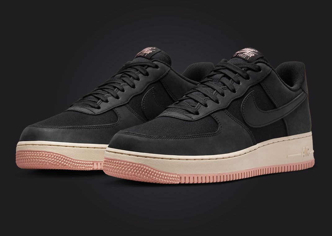 Nike Air Force 1 Low LX Black Red Stardust