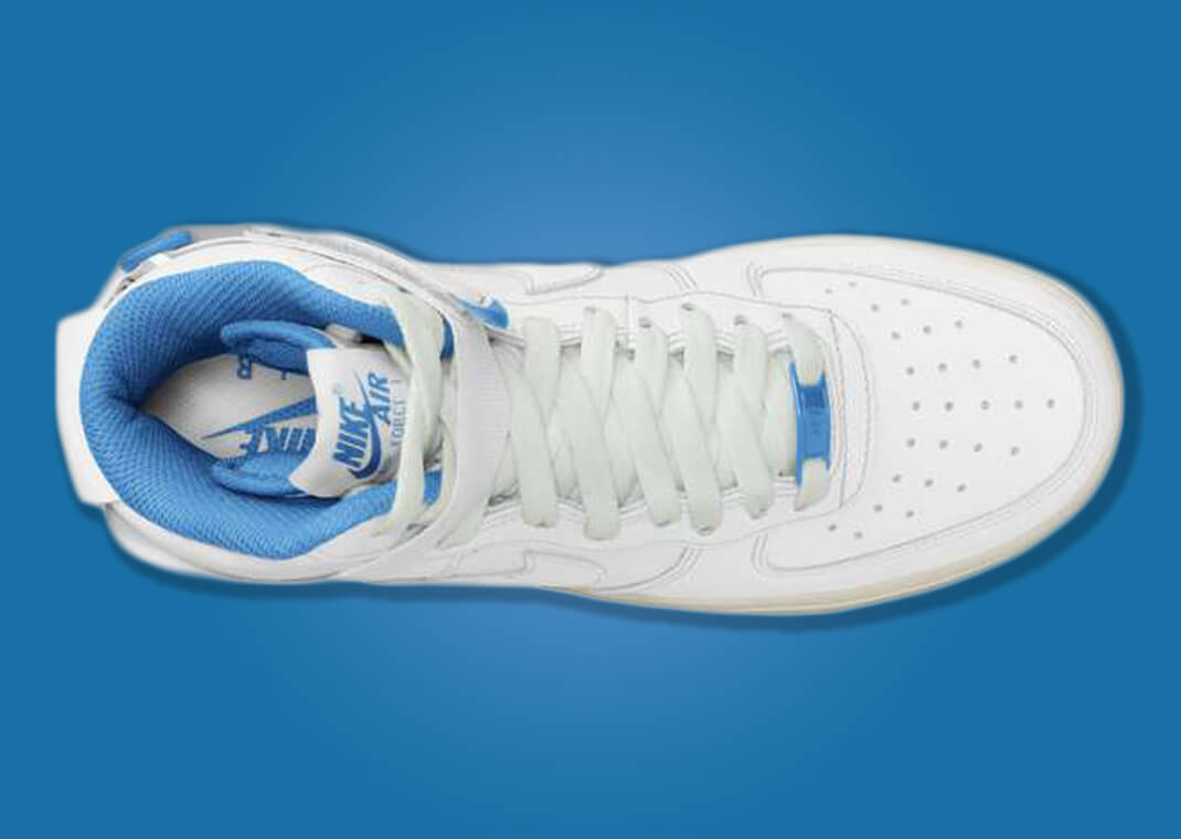 Sheed Vibes Are Prominent On The Nike Air Force 1 High White Sheed Vibes Are Prominent On The Nike Air Force 1 High White