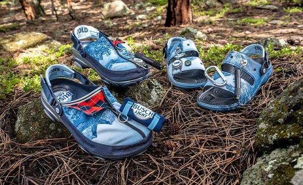 Busch Light x Crocs Collection