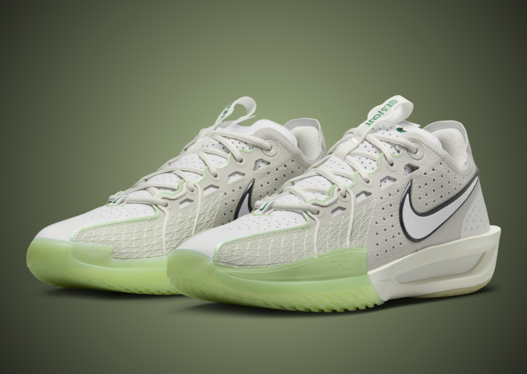 Nike Air Zoom GT Cut 3 Light Bone Vapor Green Angle