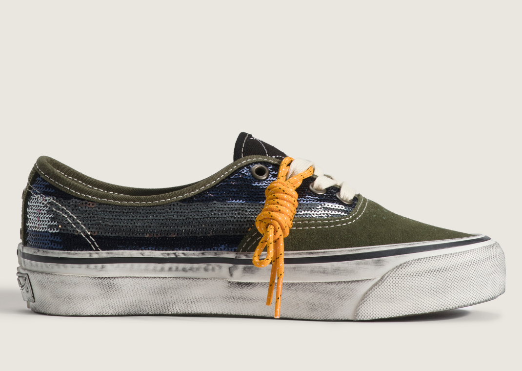 Vans Authentic La Habana Green Blue - Medial
