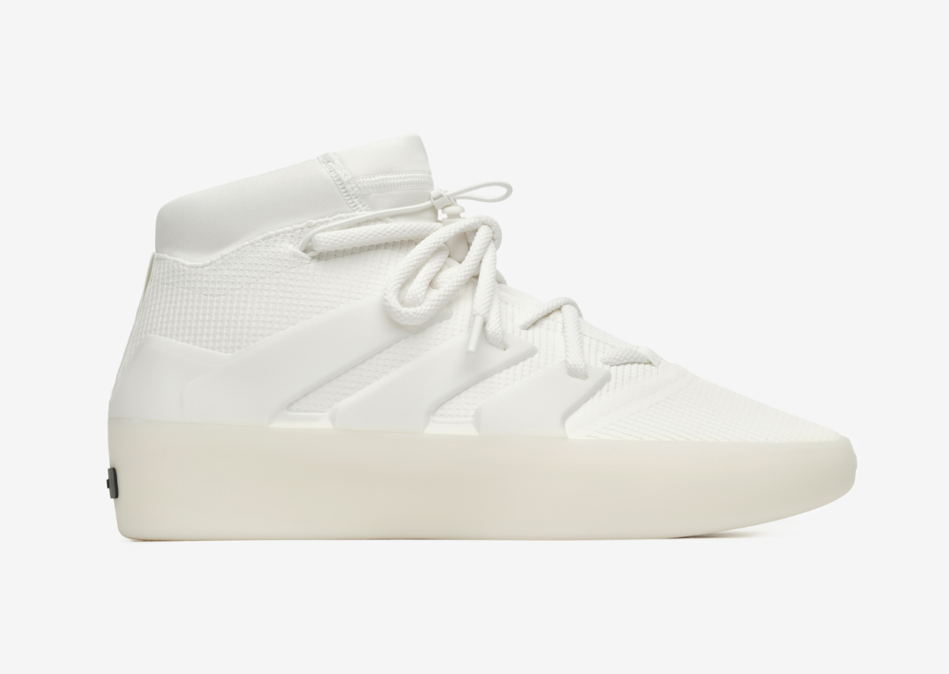 Fear of God Athletics x adidas Basketball 1 Triple White Lateral