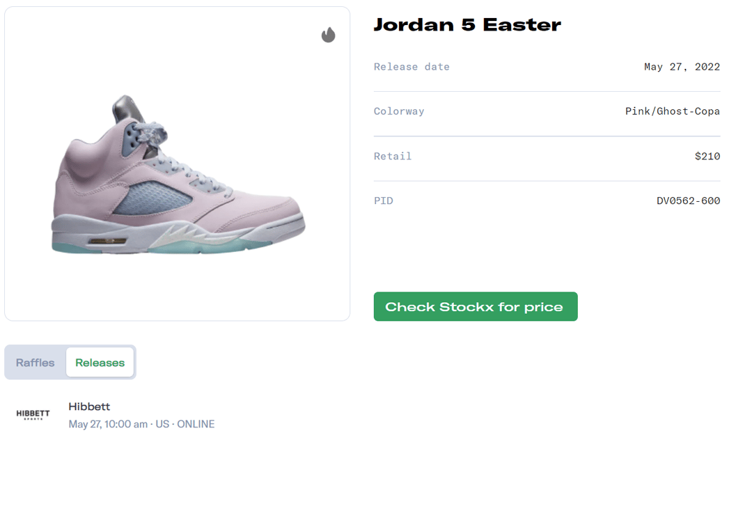 Air Jordan 5 Easter Release Guide