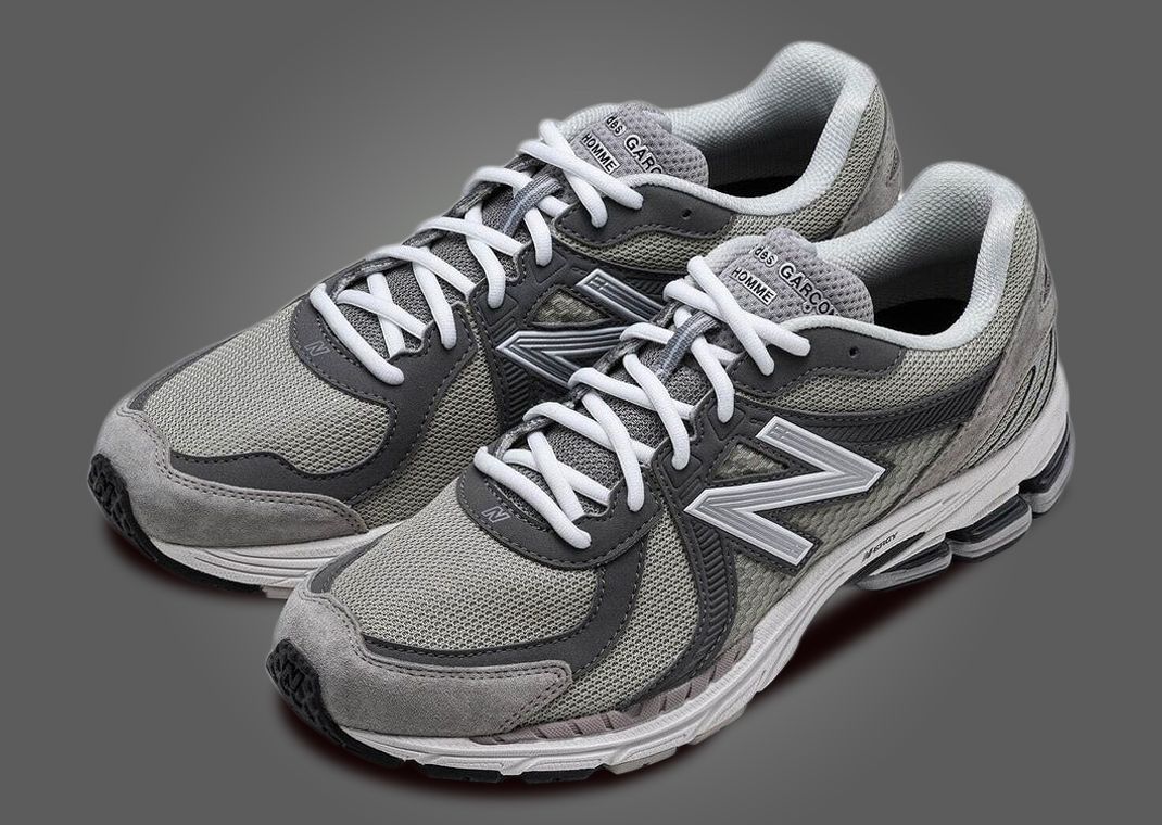 Comme des Garçons Homme x New Balance 860v2 Grey Angle