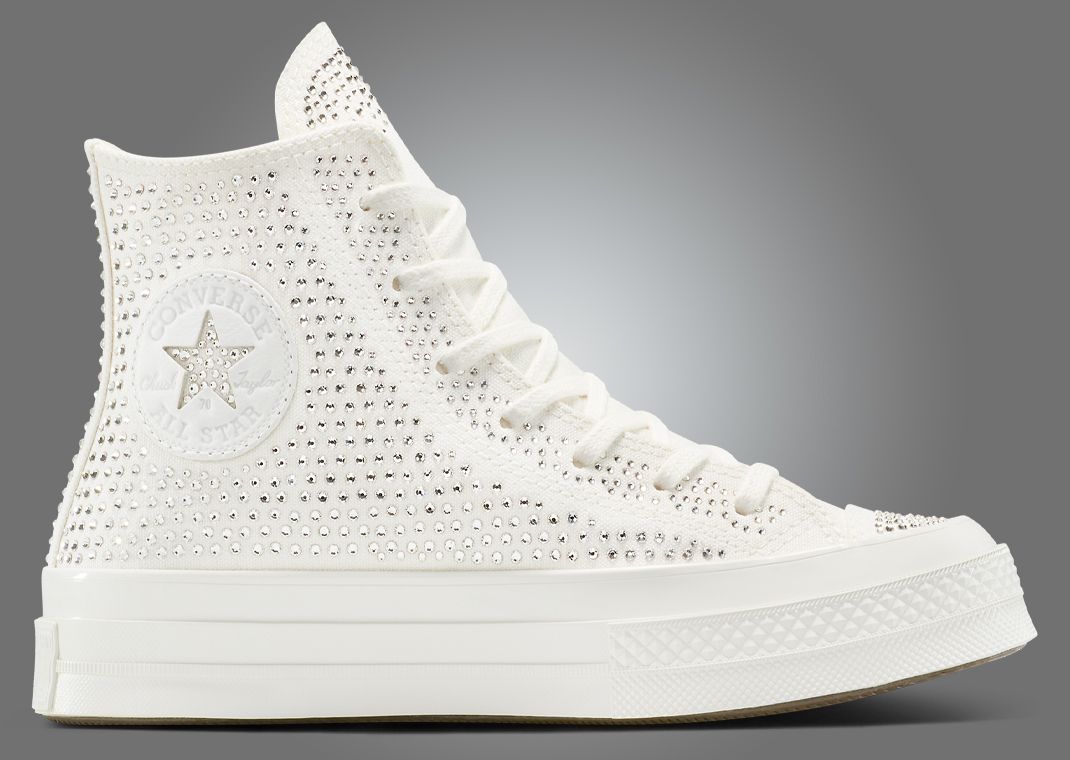Swarovski x Converse Chuck Taylor White Medial
