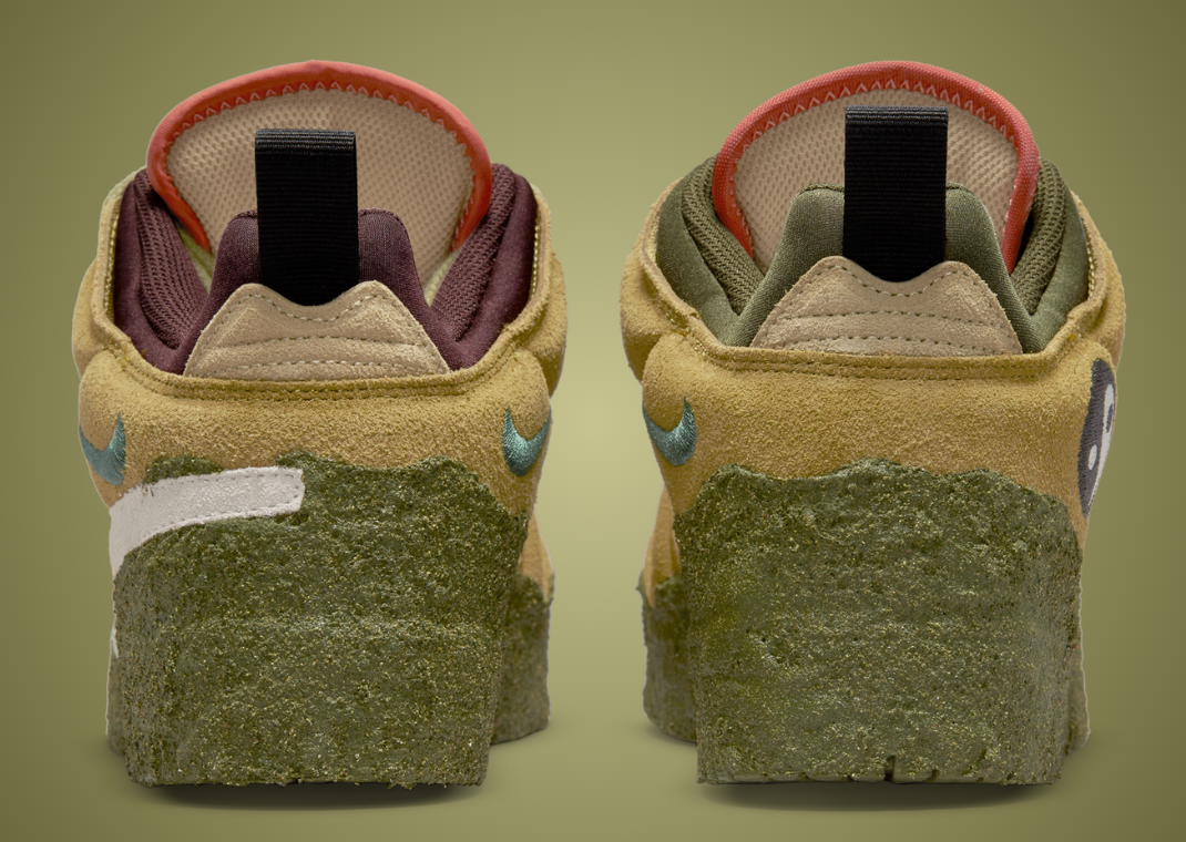 CPFM x Nike Air Flea 1 Barley Desert Moss - Back