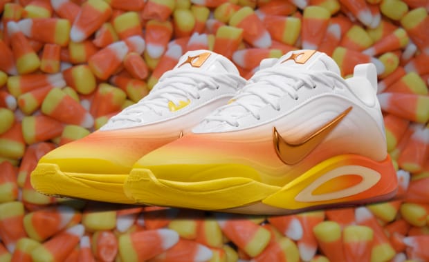 A’ja Wilson Brings out Candy Corn Colored Nike A’One for Halloween