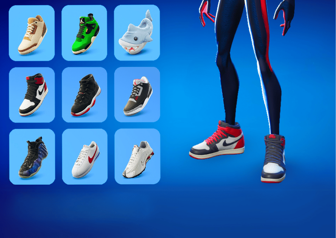 Leaked image of upcoming Fortnite Kicks