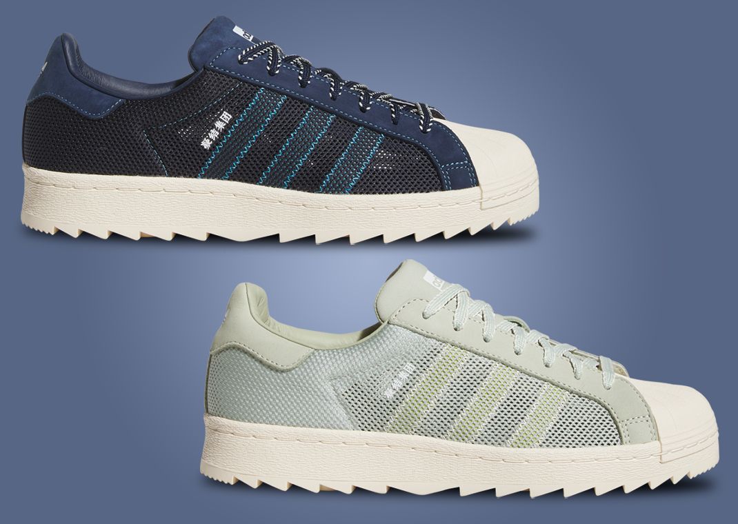 CLOT x adidas Superstar Night Indigo and Wonder White